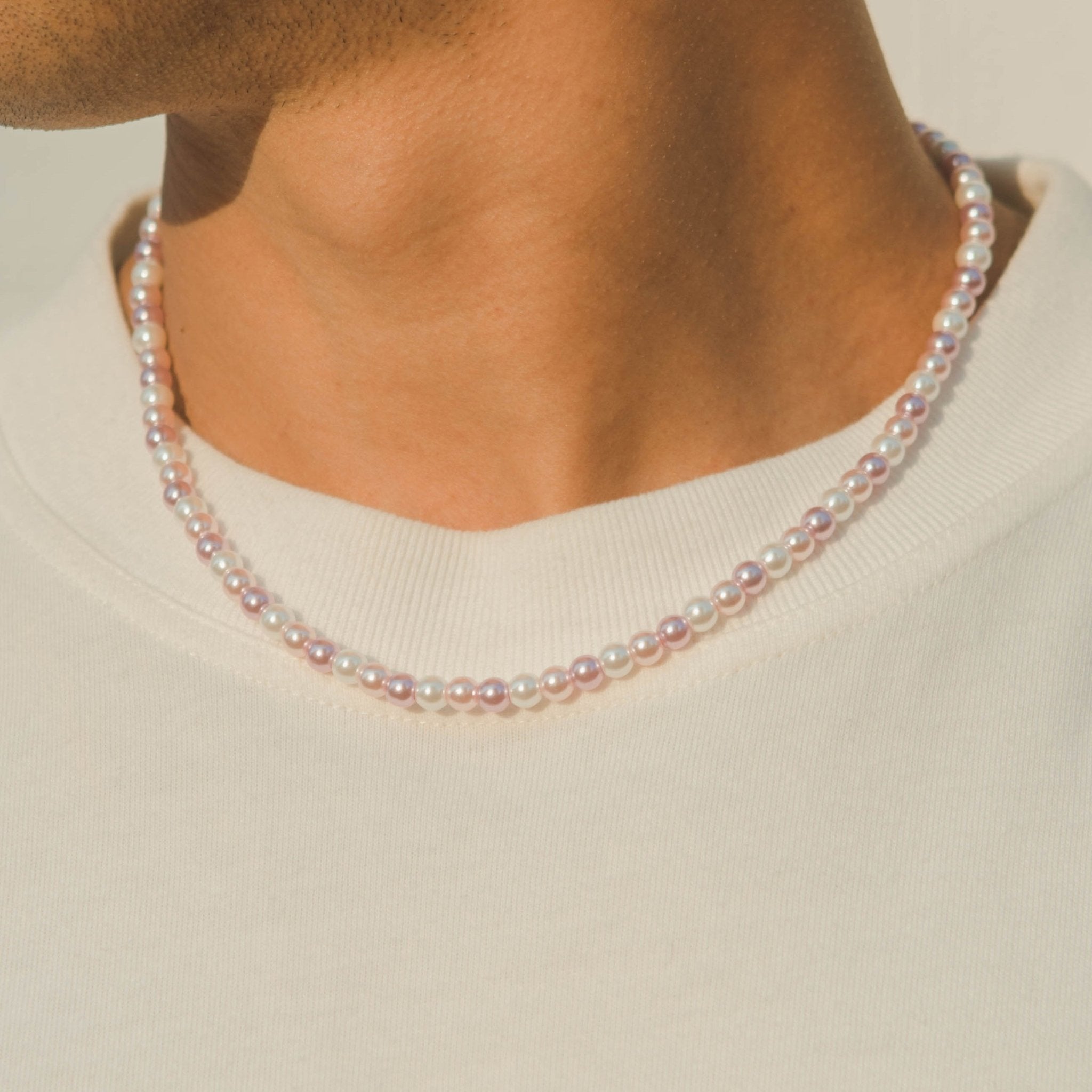 6mm Pearl Necklace - Purple - Cernucci